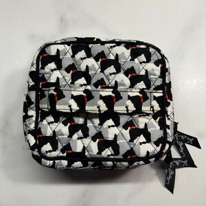 Vera Bradley Scottie Dog Travel Jewelry Organizer, Quilted, Multipockets, NWOT